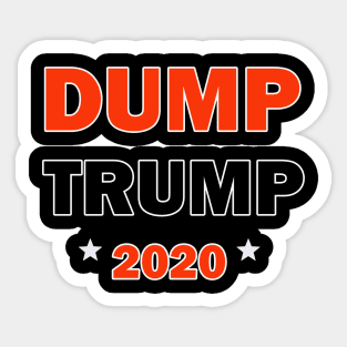 DUMP TRUMP 2020 Sticker